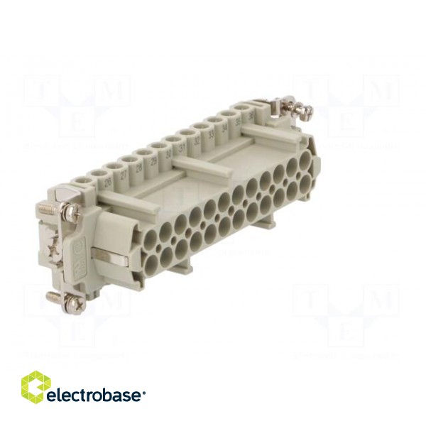 Connector: HDC | female | CNE | PIN: 24 | 24+PE | size 104.27 | 16A | 500V image 8