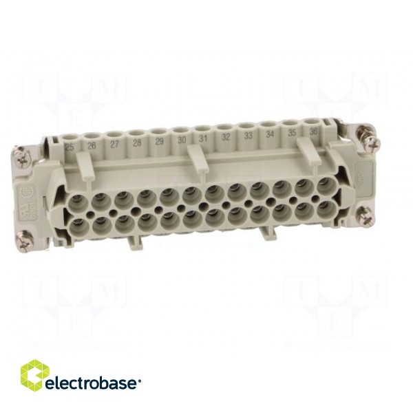 Connector: HDC | female | CNE | PIN: 24 | 24+PE | size 104.27 | 16A | 500V image 9