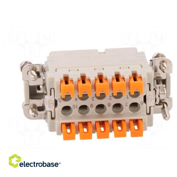 Connector: HDC | female | CSAH | PIN: 10 | 10+PE | size 49.16 | 16A | 250V image 5
