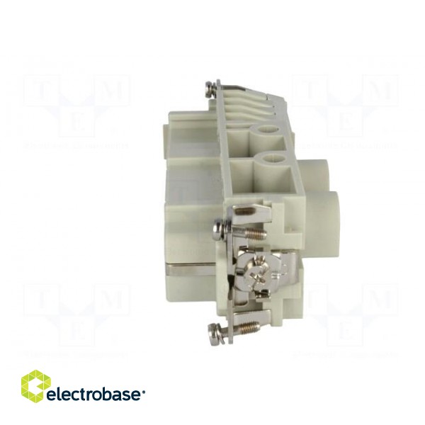 Connector: HDC | contact insert | female | CX | PIN: 4 | 4+PE | 80A | 600V image 3