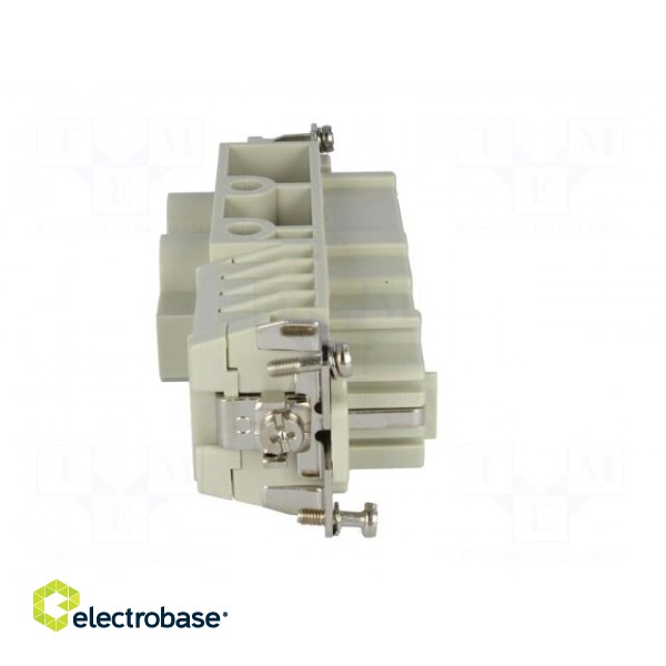 Connector: HDC | contact insert | female | CX | PIN: 4 | 4+PE | 80A | 600V image 7