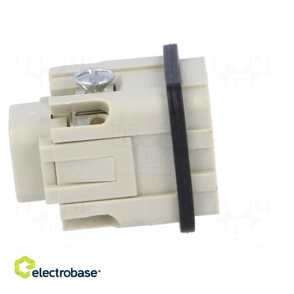 Connector: HDC | contact insert | male | CK | PIN: 4 | 3+PE | size 21.21 image 7