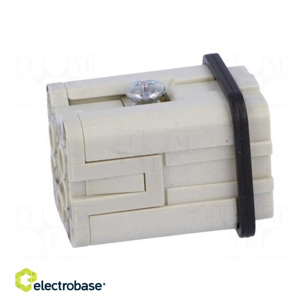 Connector: HDC | contact insert | male | CKS | PIN: 5 | 4+PE | size 21.21 image 7