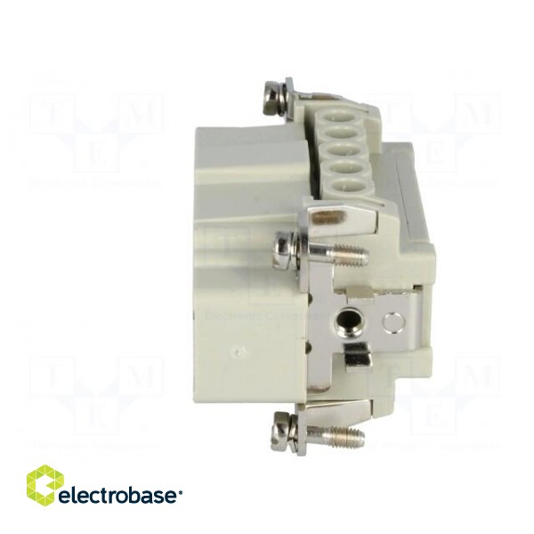 Connector: HDC | male | CNE | PIN: 10 | 10+PE | size 57.27 | 16A | 500V image 3