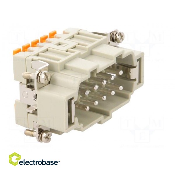 Connector: HDC | male | CSH | PIN: 10 | 10+PE | size 57.27 | 16A | 400V image 8