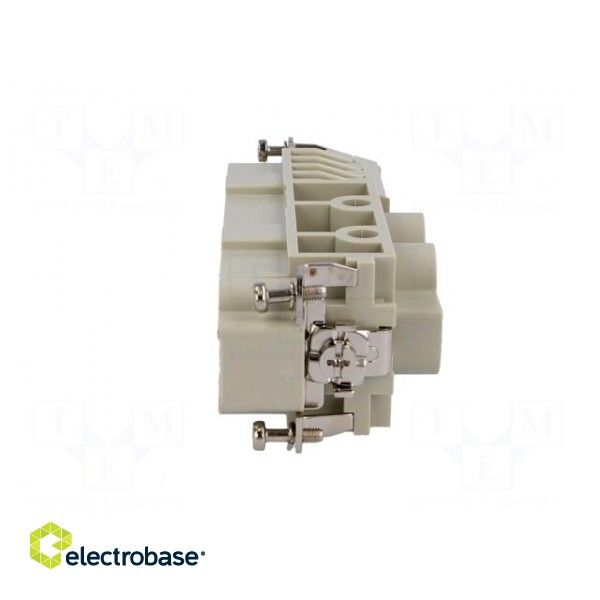 Connector: HDC | contact insert | male | CX | PIN: 4 | 4+PE | size 104.27 image 3