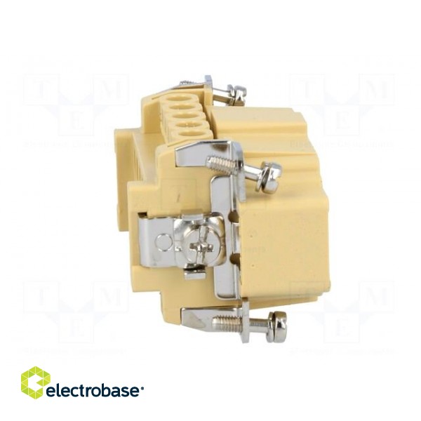 Connector: rectangular | male | JEI | PIN: 10 | 10+PE | size 57.27 | 16A image 7