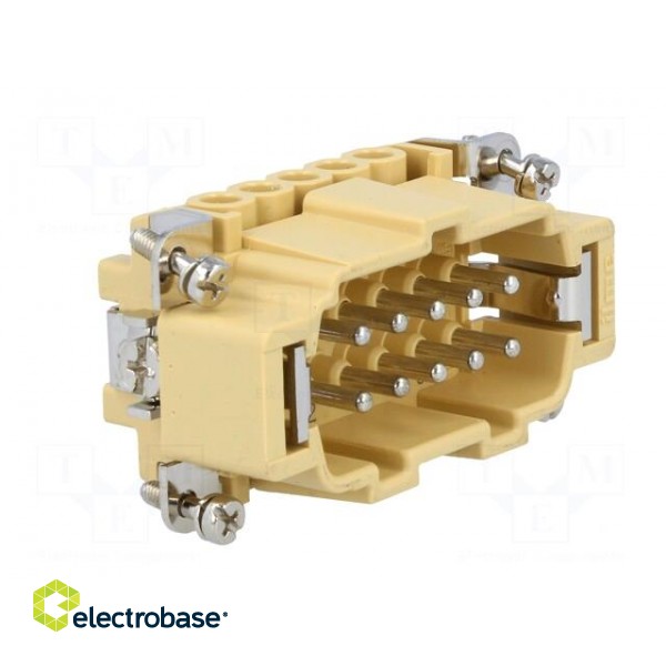 Connector: rectangular | male | JEI | PIN: 10 | 10+PE | size 57.27 | 16A image 8