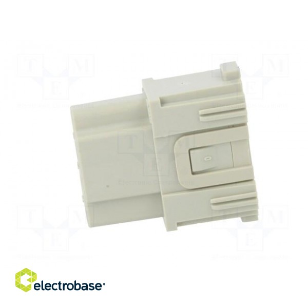 Connector: HDC | module | female | MIXO | PIN: 6 | w/o contacts | 16A | 500V image 3
