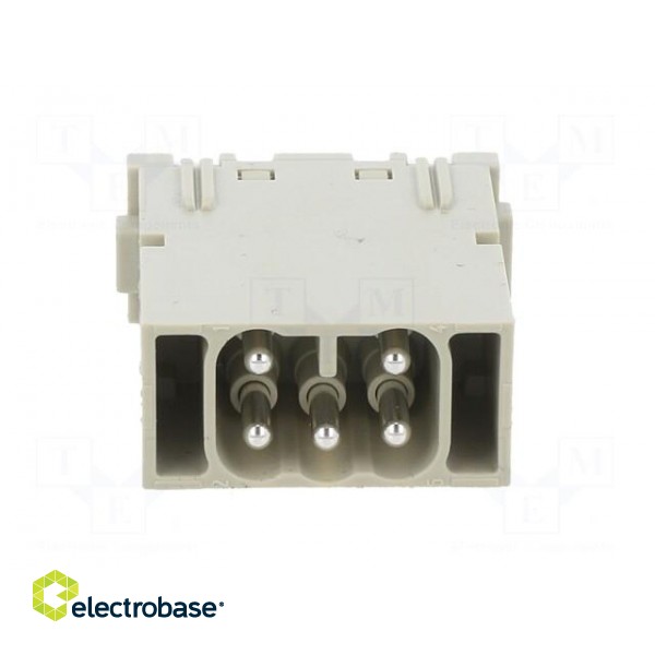 Connector: HDC | module | male | MIXO | PIN: 5 | with contacts | 16A | 400V paveikslėlis 9