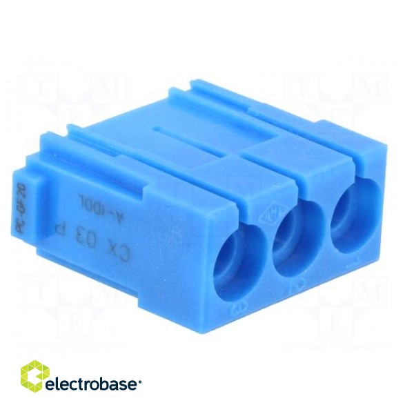 Connector: HDC | contact insert | male-female | MIXO | PIN: 3 | UL94V-0 фото 8