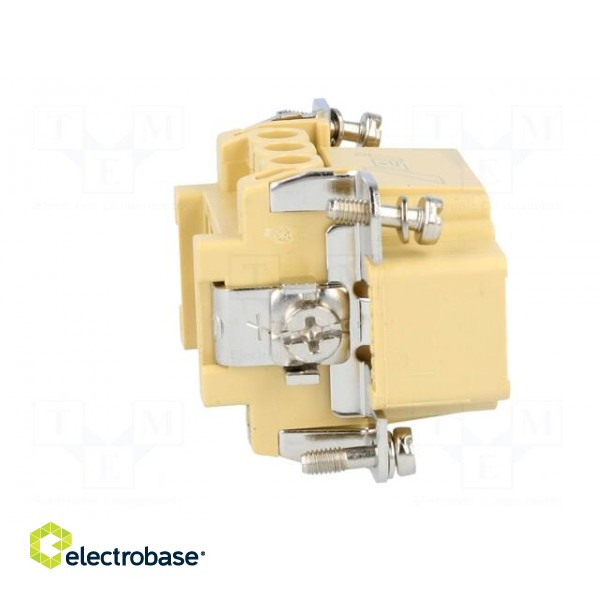 Connector: rectangular | male | JEI | PIN: 6 | 6+PE | size 44.27 | 16A image 7