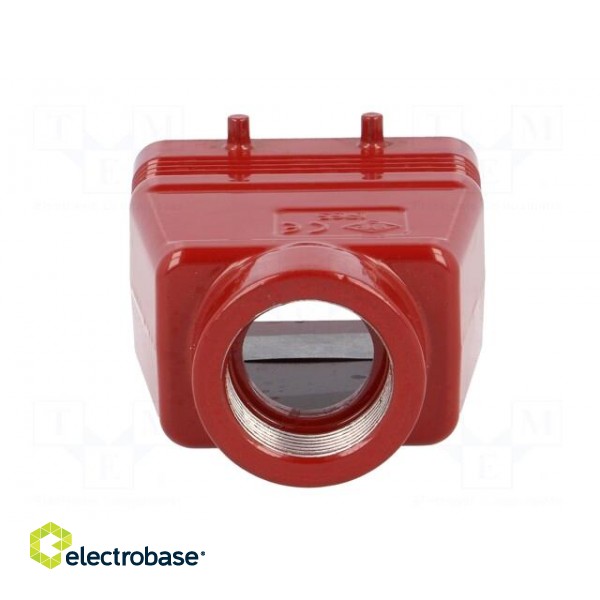 Enclosure: for HDC connectors | 180 °C | size 57.27 | high | M32 | red image 5