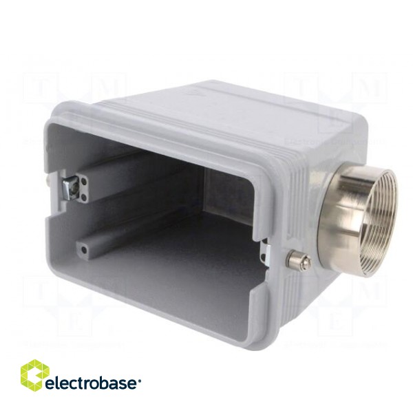 Enclosure: for HDC connectors | C-TYPE | size 104.62 | PG36 | angled image 2