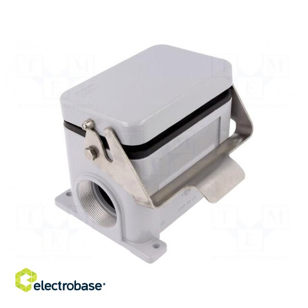 Enclosure: for HDC connectors | C-TYPE | size 104.62 | with cover image 1