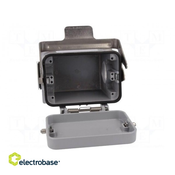 Enclosure: for HDC connectors | C-TYPE | size 104.62 | with cover image 9