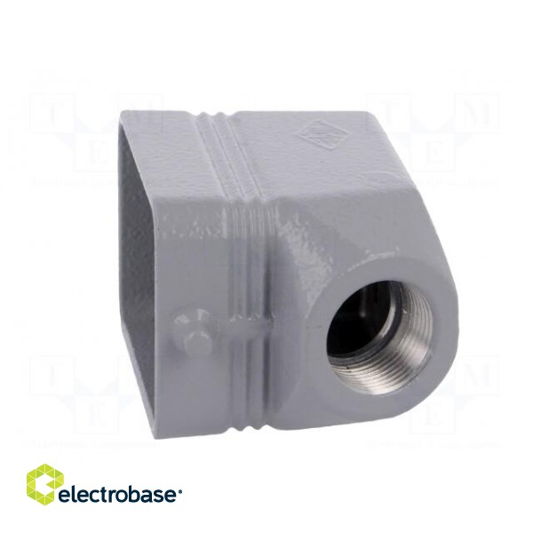 Enclosure: for HDC connectors | C-TYPE | size 44.27 | Gland holes: 1 фото 3