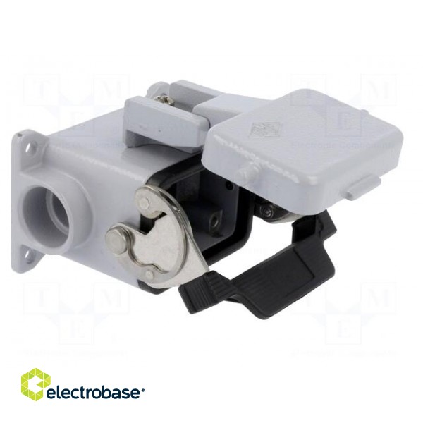 Enclosure: for HDC connectors | C-TYPE | size 44.27 | with cover paveikslėlis 8