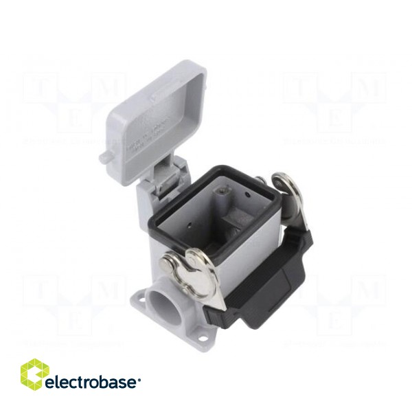Enclosure: for HDC connectors | C-TYPE | size 44.27 | with cover фото 1