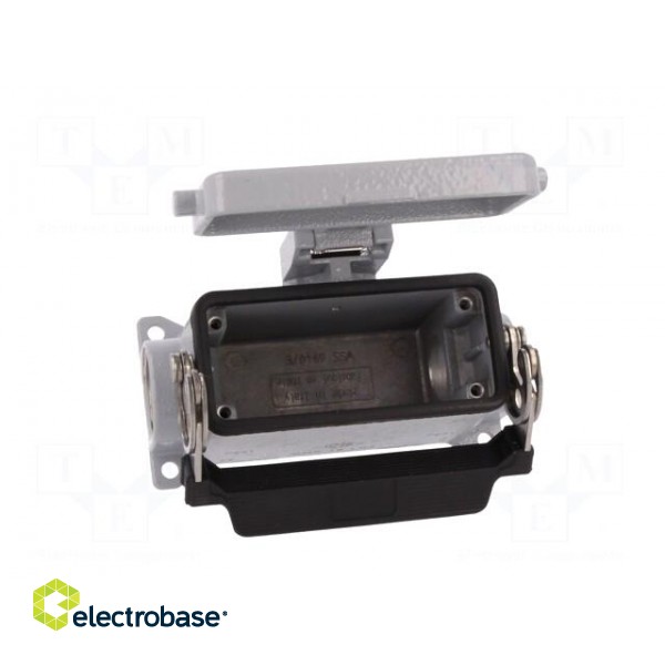 Enclosure: for HDC connectors | C-TYPE | size 77.27 | with cover image 9