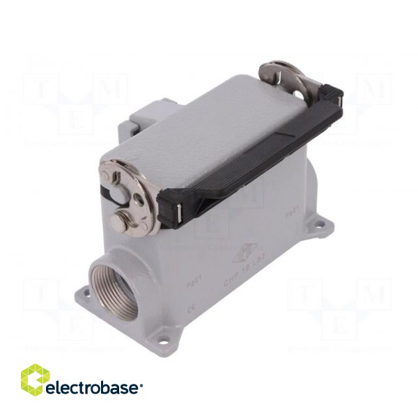 Enclosure: for HDC connectors | C-TYPE | size 77.27 | with cover image 1