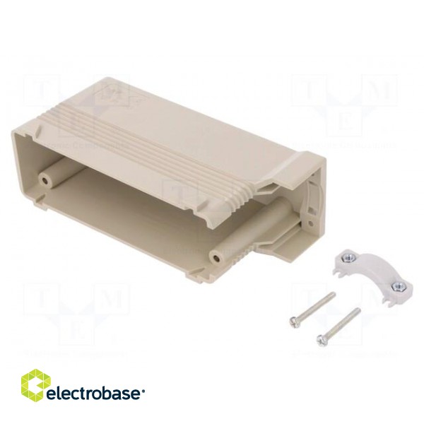 Enclosure: for HDC connectors | COB | size 104.27 | Pitch: 104x27mm image 1
