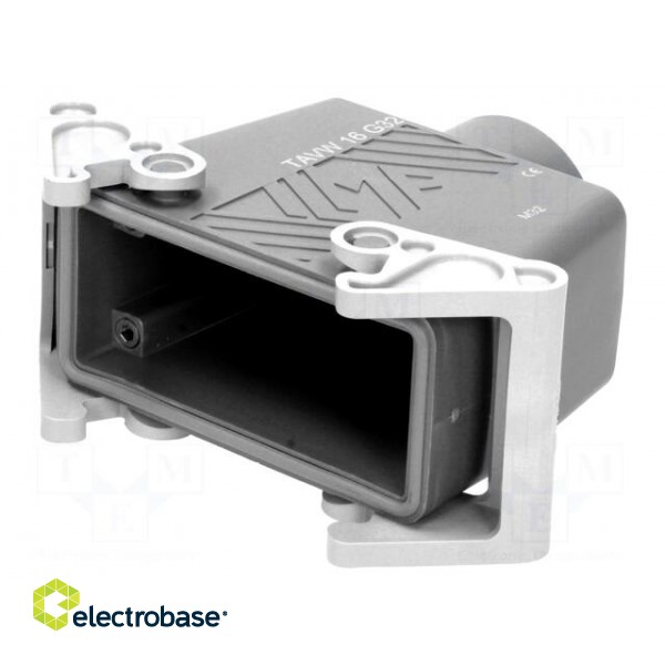Enclosure: for HDC connectors | HYGENIC T-Type/W | size 77.27 image 1
