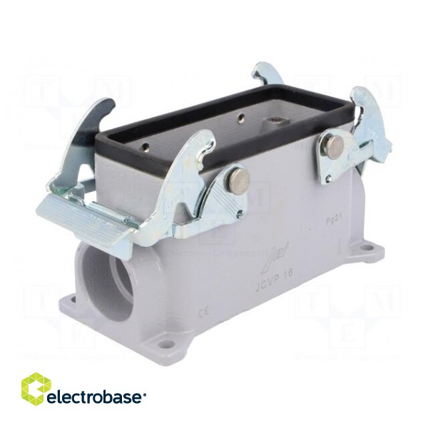 Enclosure: for HDC connectors | JEI | size 77.27 | closed | IP65 | PG21 image 1