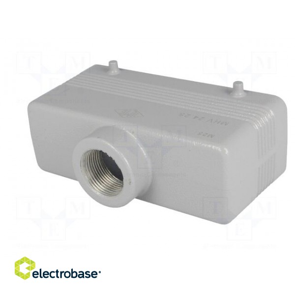 Enclosure: for HDC connectors | size 104.27 | IP66 | M25 | for cable фото 6