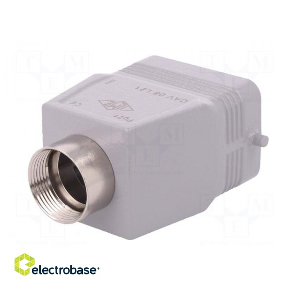 Enclosure: for HDC connectors | C-TYPE | size 44.27 | high | PG21 image 6