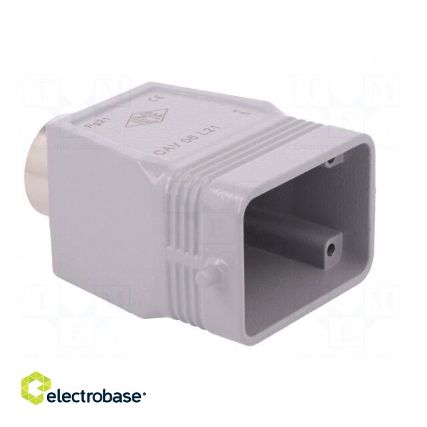 Enclosure: for HDC connectors | C-TYPE | size 44.27 | high | PG21 image 8