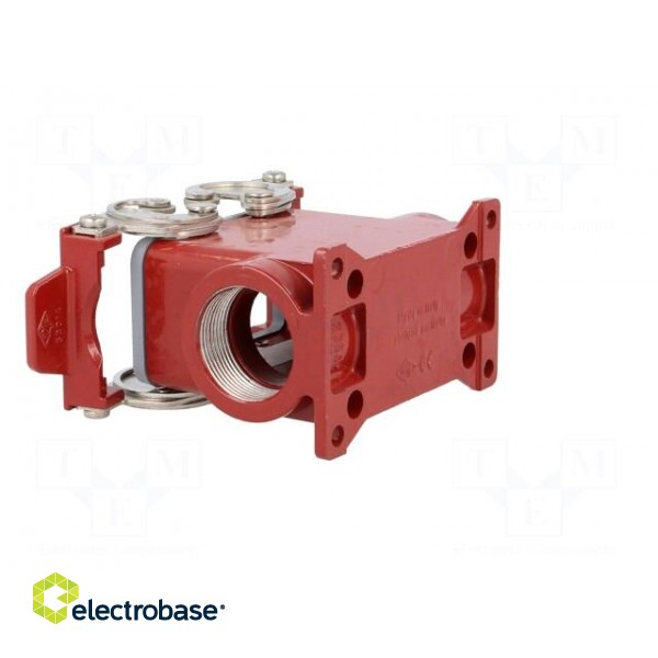 Enclosure: for HDC connectors | 180 °C | size 57.27 | high | M32 | red image 4