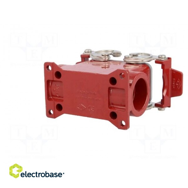 Enclosure: for HDC connectors | 180 °C | size 57.27 | high | M32 | red image 6