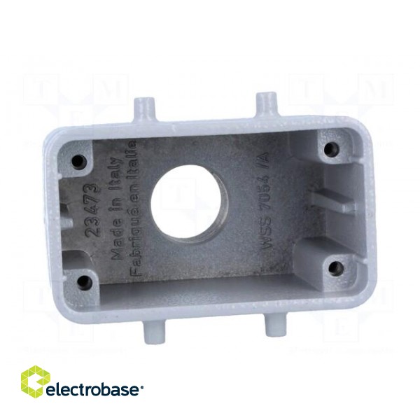 Enclosure: for HDC connectors | size 57.27 | IP66 | M20 | for cable image 9