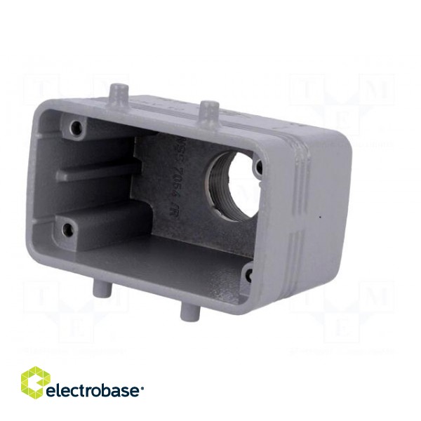 Enclosure: for HDC connectors | size 57.27 | IP66 | PG16 | for cable image 3