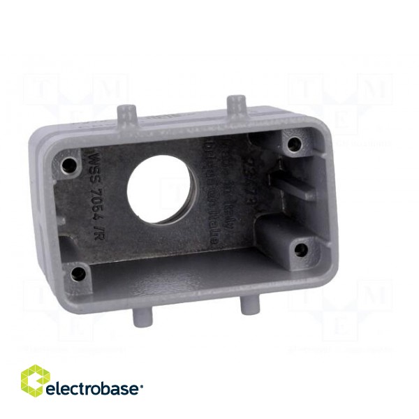 Enclosure: for HDC connectors | size 57.27 | IP66 | PG16 | for cable image 10
