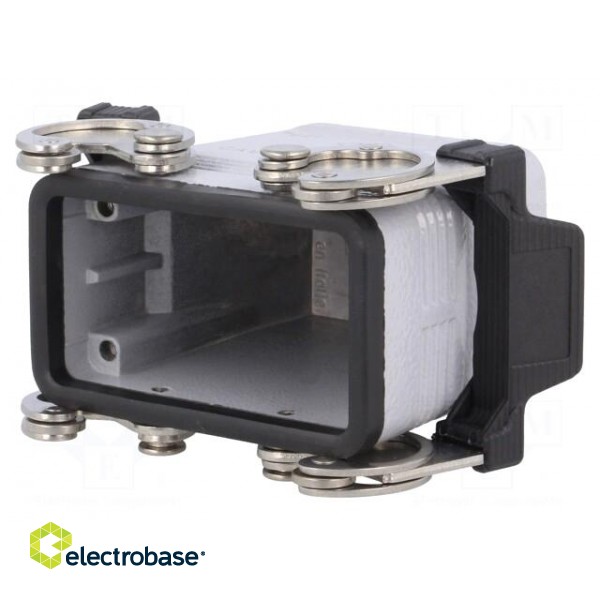 Enclosure: for HDC connectors | size 57.27 | IP66 | PG21 | for cable фото 1