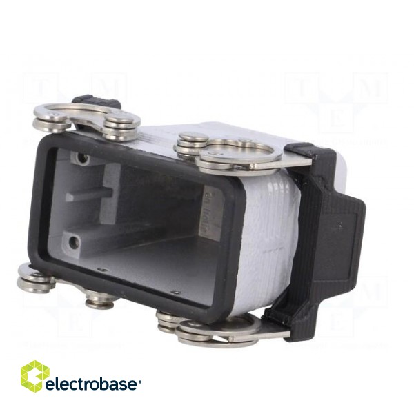 Enclosure: for HDC connectors | size 57.27 | IP66 | PG21 | for cable фото 3
