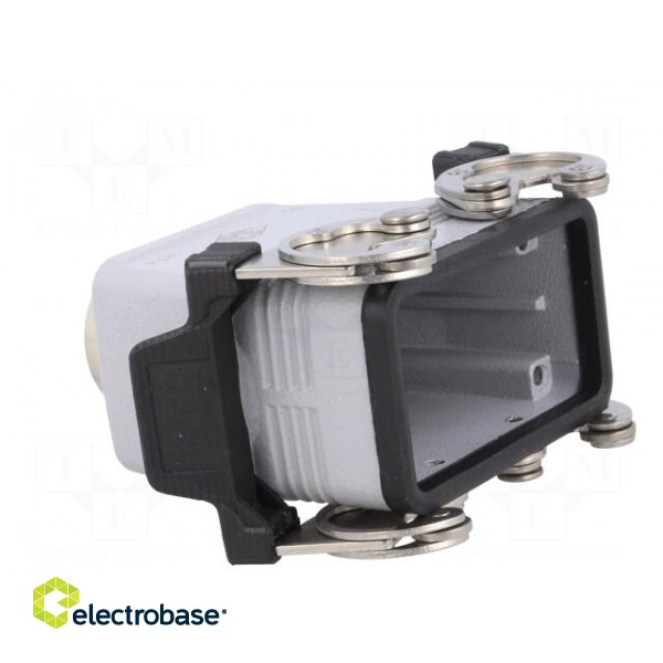Enclosure: for HDC connectors | size 57.27 | IP66 | PG21 | for cable фото 9