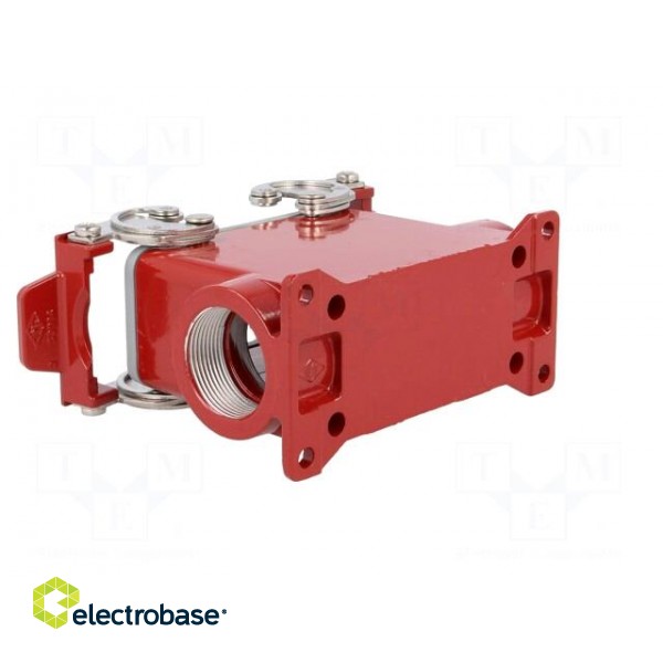 Enclosure: for HDC connectors | 180 °C | size 77.27 | high | M32 | red image 4