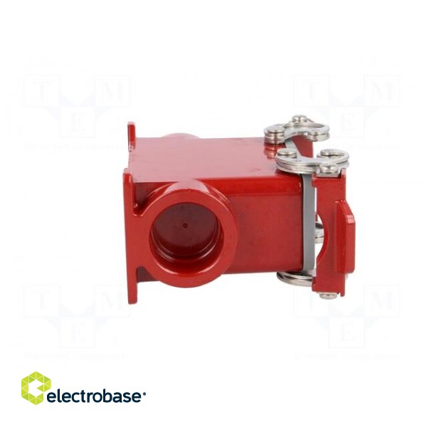 Enclosure: for HDC connectors | 180 °C | size 77.27 | high | M32 | red image 7