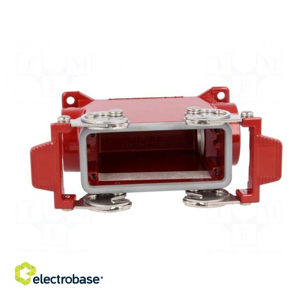 Enclosure: for HDC connectors | 180 °C | size 77.27 | high | M32 | red image 9