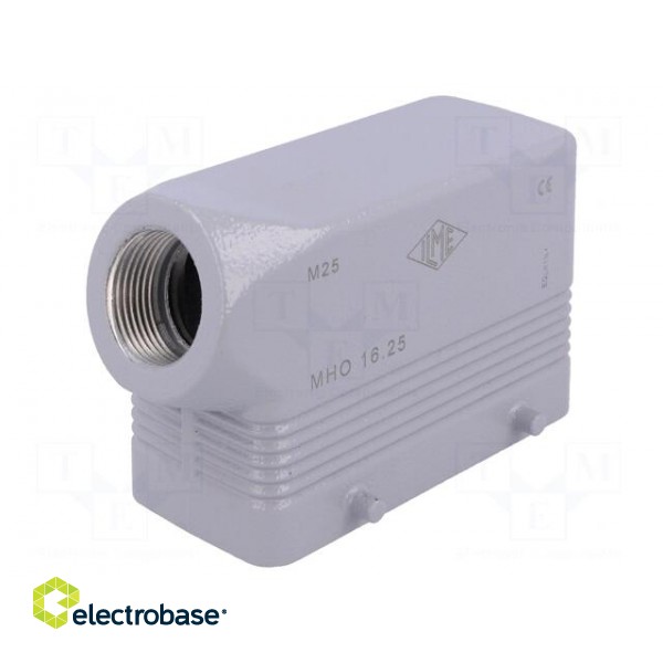 Enclosure: for HDC connectors | size 77.27 | IP66 | M25 | for cable image 1
