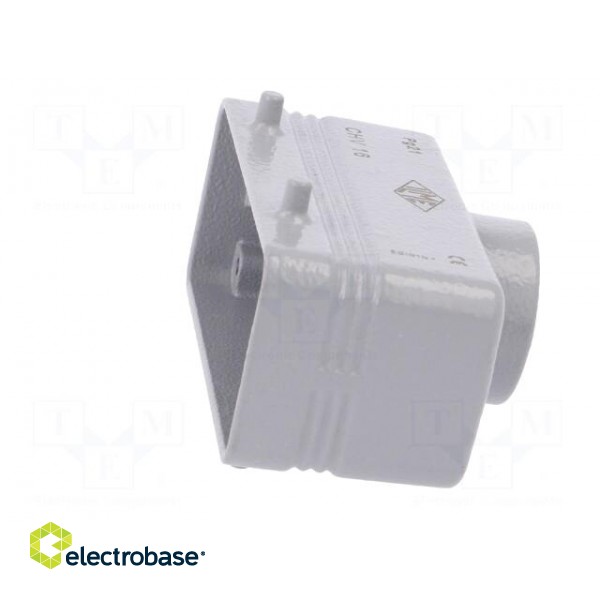 Enclosure: for HDC connectors | C-TYPE | size 77.27 | Gland holes: 1 фото 3