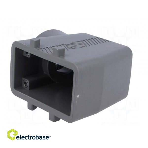 Enclosure: for HDC connectors | T-Type | size 57.27 | Gland holes: 1 image 2