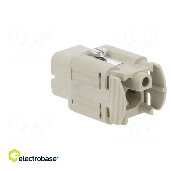 Connector: HDC | female | EPIC H-A | PIN: 5 | 4+PE | size H-A 3 | 23A | 400V image 4