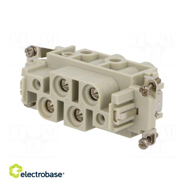 Connector: rectangular | female | EPIC POWER K | PIN: 4 | 4+PE | 80A image 2