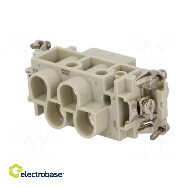 Connector: rectangular | female | EPIC POWER K | PIN: 4 | 4+PE | 80A image 6