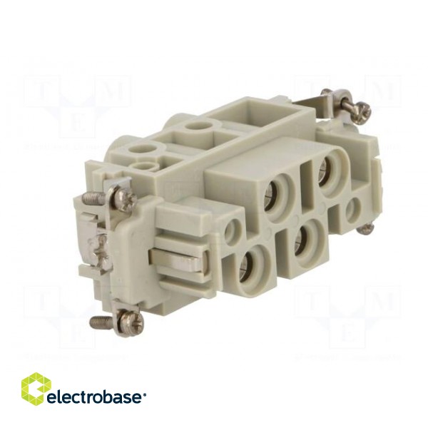 Connector: rectangular | female | EPIC POWER K | PIN: 4 | 4+PE | 80A image 8