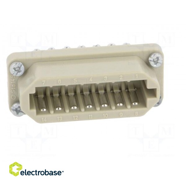 Connector: HDC | female | EPIC STA | PIN: 14 | size H-A 10 | 7.5A | 60V image 9